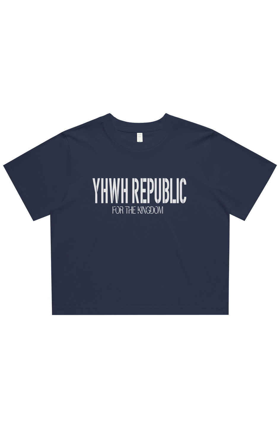 YHWH REPUBLIC "SIGNATURE" WOMEN PREMIUM CROP TOP